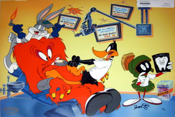 Artist Warner Brothers Limited Edition Hand Painted Cel