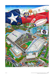 Charles Fazzino 3D Art Charles Fazzino 3D Art MLB 2024 All-Star Game: Texas (PR)