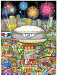 Charles Fazzino 3D Art Charles Fazzino 3D Art Super Bowl LIX: New Orleans (DX)