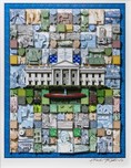 Charles Fazzino 3D Art Charles Fazzino 3D Art The People's House: A Quilt of White House History (AP) 