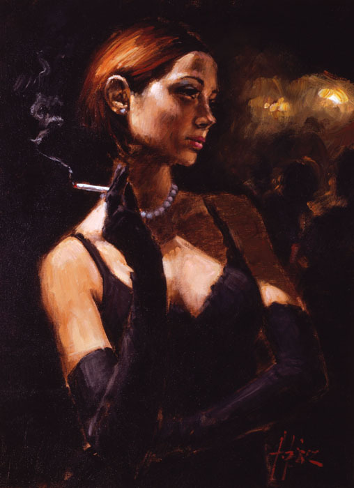 Fabian Perez Black Gloves