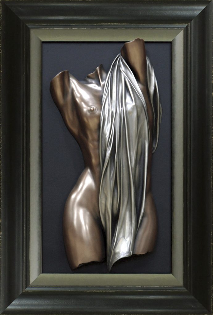 Bill Mack The Bather Torso (Bonded Mixed Metals) (Framed)