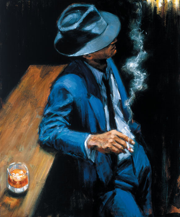 Fabian Perez Enjoying the Pleasures of the Night