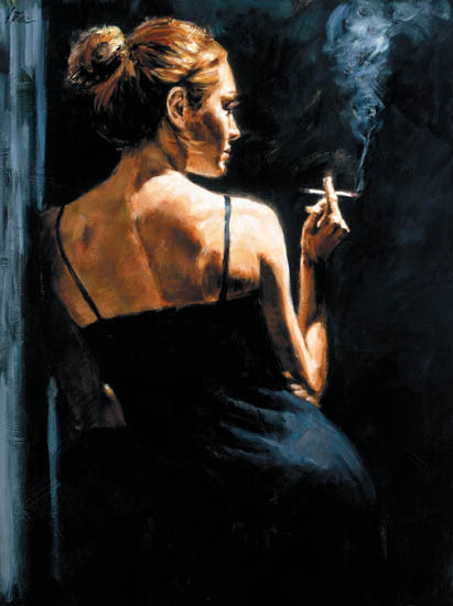 Fabian Perez A Sensual Touch in the Dark