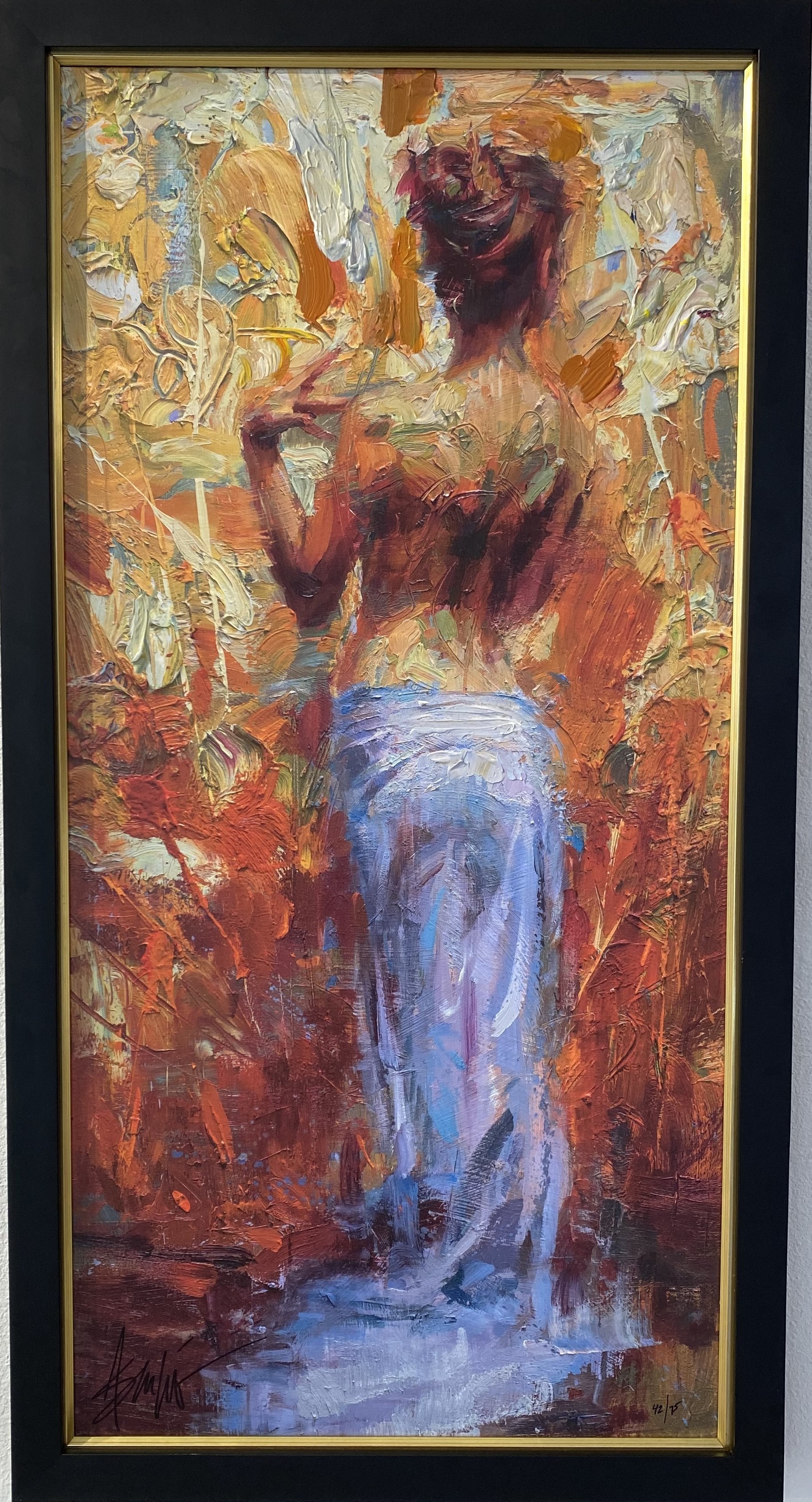 Henry Asencio Amber (SN) (Framed)