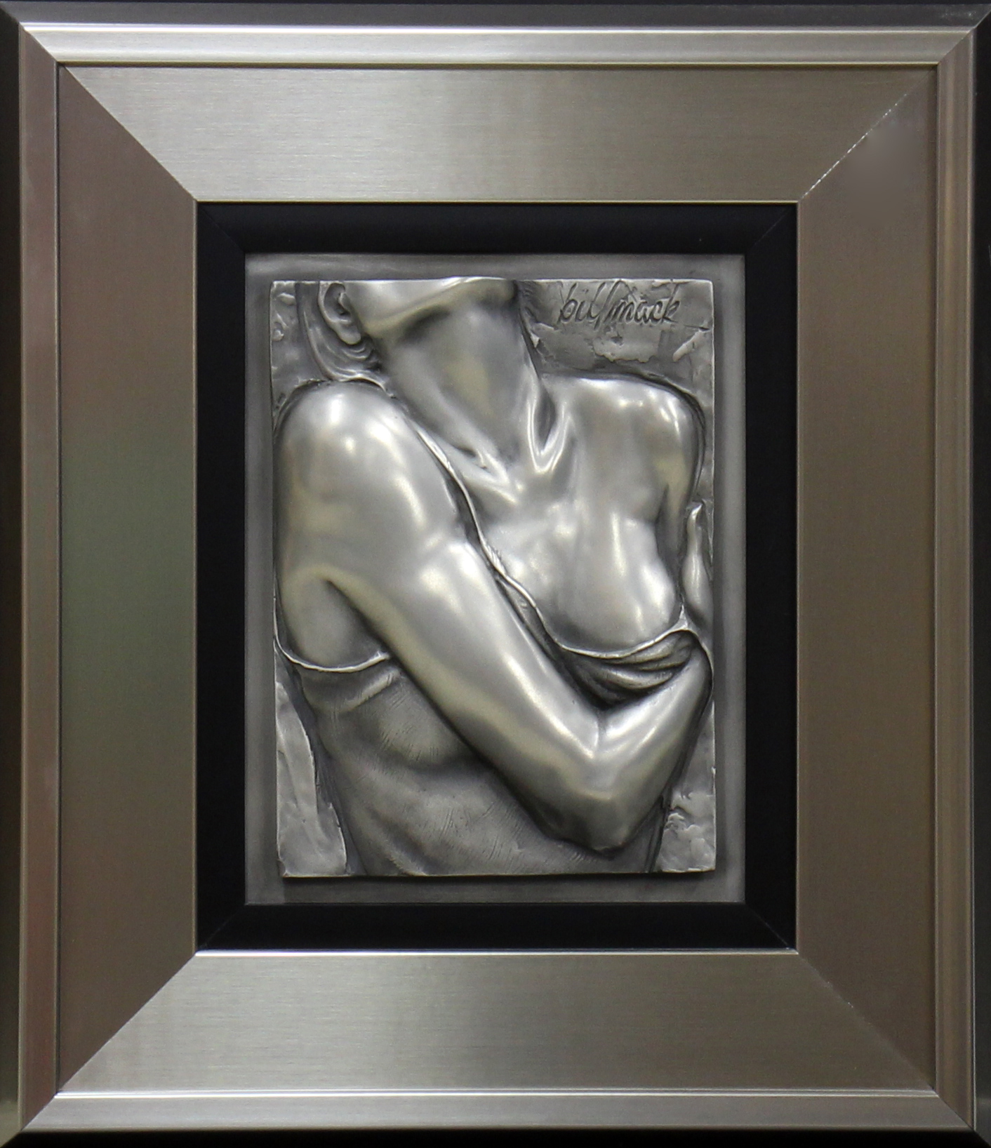 Bill Mack Intrigue (Bonded Stainless Steel) (Framed)