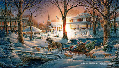 Terry Redlin Racing Home AP