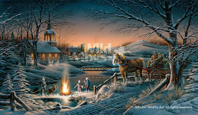 Terry Redlin Sharing the Evening AP